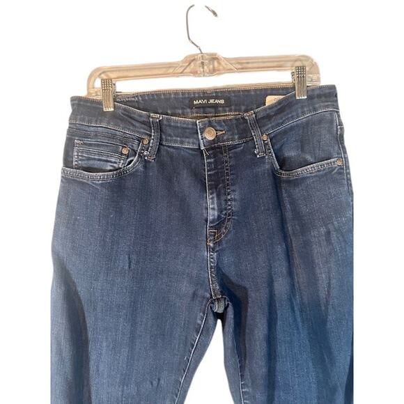 Mavi Blue Zach Straight Leg Cotton Blend Denim Jeans Men Sz 34x34 - Picture 3 of 12